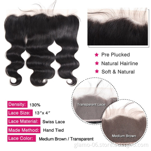 10a Mink Brazilian Virgin Cuticle Aligned Human Hair Bundles 4x4,13x4with Lace Closures With Multiple Color